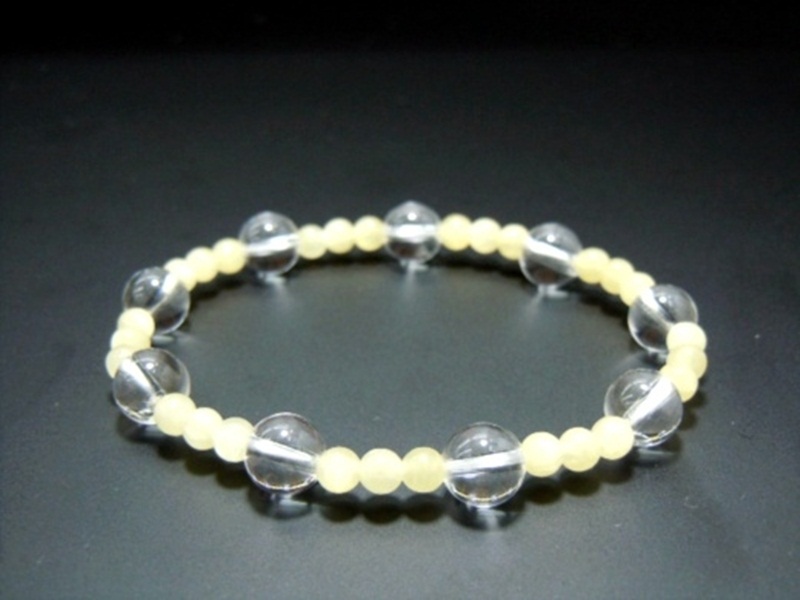 Yellow Jade+Crystal