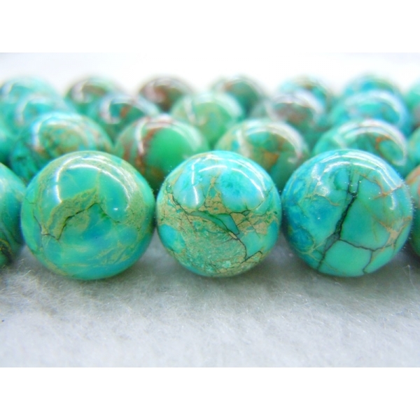 Green Howlite Emperor Stone