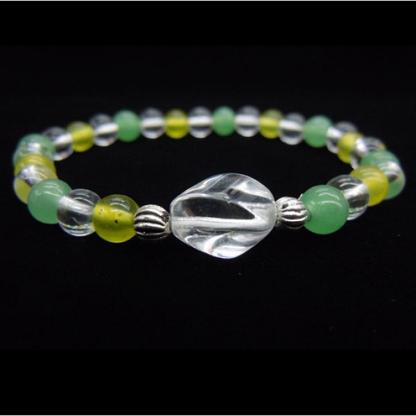 Green Aventurine+Neprite+Crystal