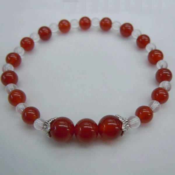 Red Agate+Crystal