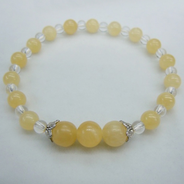 Yellow Jade+Crystal