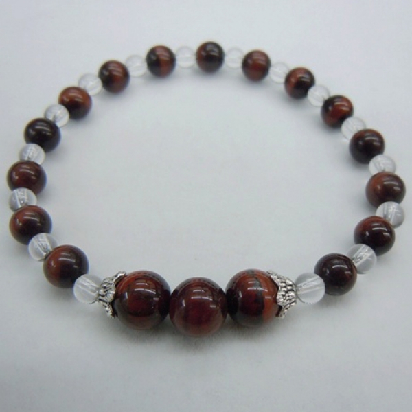 Red Tiger Eye+Crystal