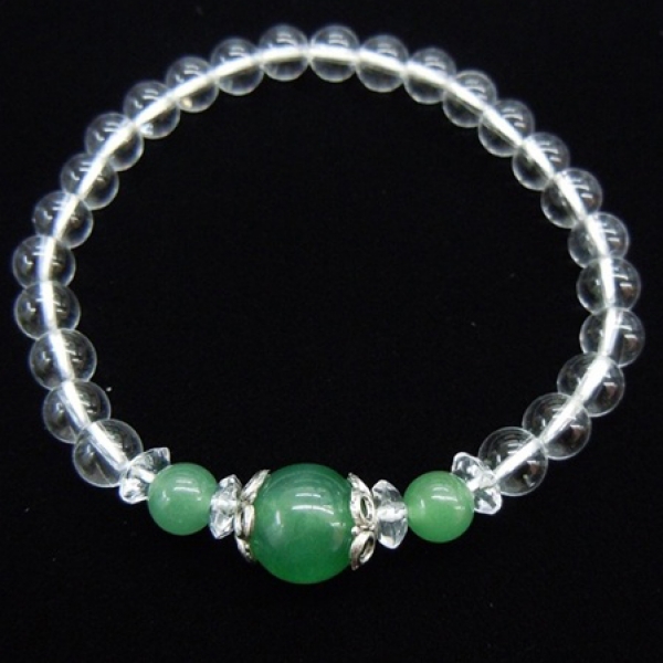 Green Aventurine+Crystal