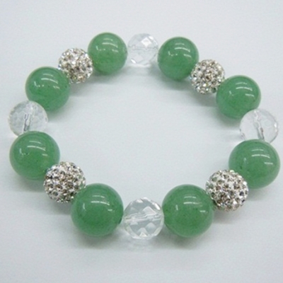 Green Aventurine+Crystal