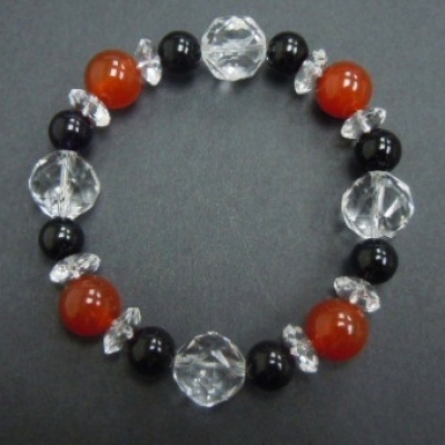 Red Agate+Black Agate+Crystal