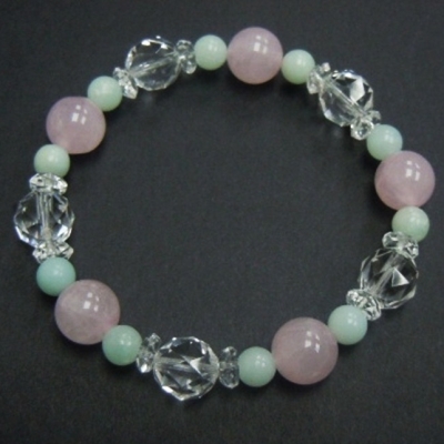 Rose Quartz+Amazonite+Crystal