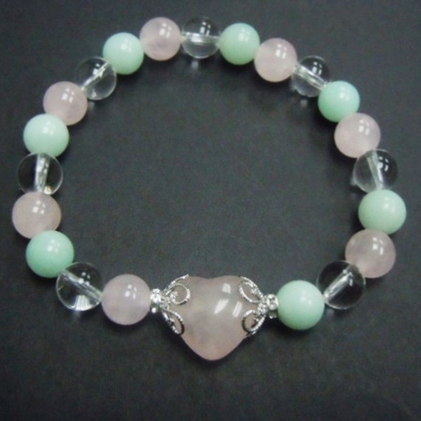 Rose Quartz+Amazonite+Crystal