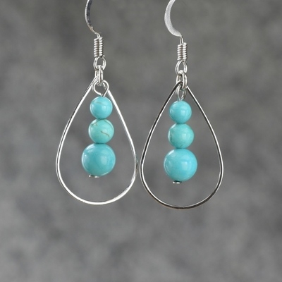 Howlite Earring