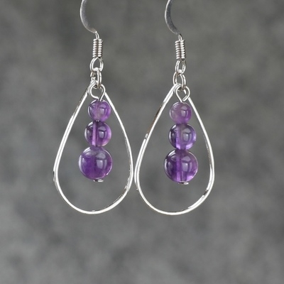 Amethyst Earring