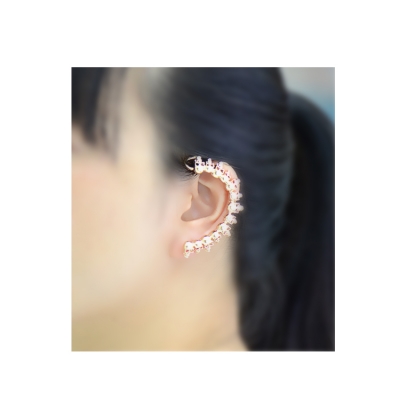 [Punk rock skull] Ear cuff