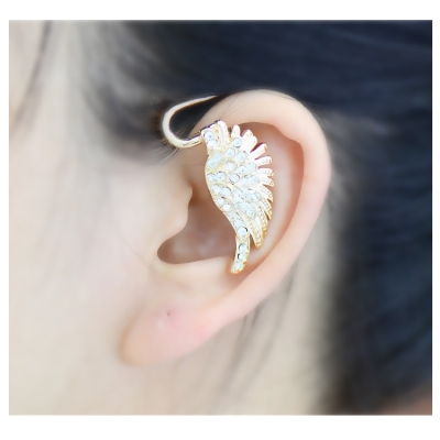 [Angel Wings rhinestone Wings] Ear cuff