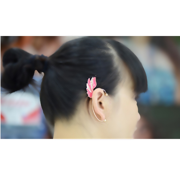 [Colorful angel wings] Ear cuff