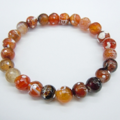 Red Fire Agate Bracelet