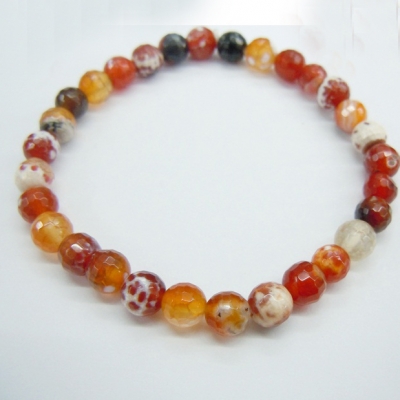 Red Fire Agate Bracelet